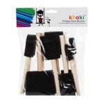 Sponge foam tip brushes 10pce